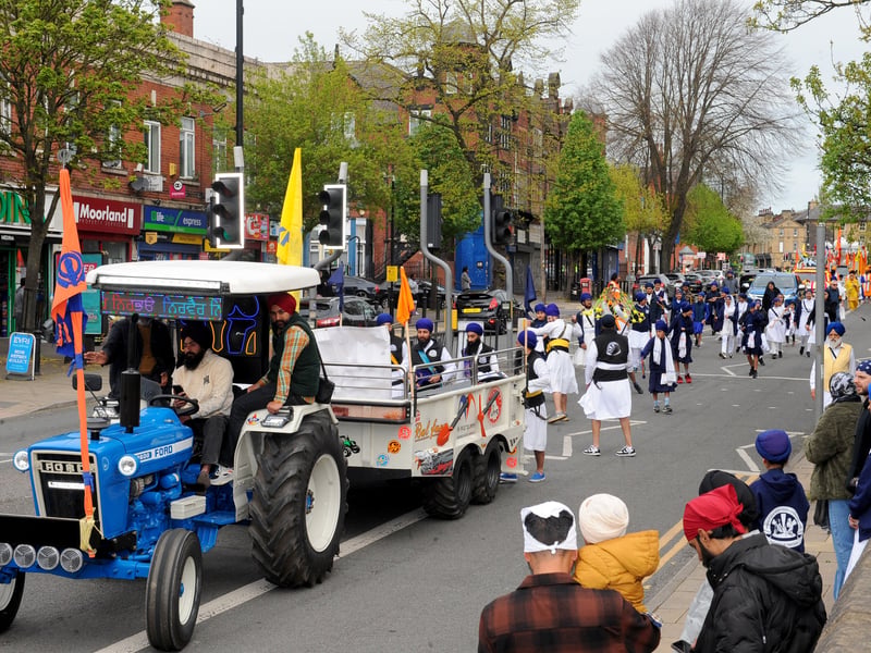 The parade in Chapeltown Road.