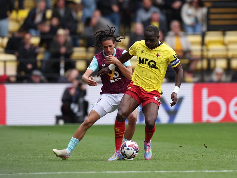 Sissoko was one of two players to be sent off in their 2-1 defeat to Burnley on Friday. After being booked for dissent following the Clarets’ second, the Hornets captain was then shown his second yellow card just two minutes later when he hauled down Zian Flemming from the resulting kick-off.