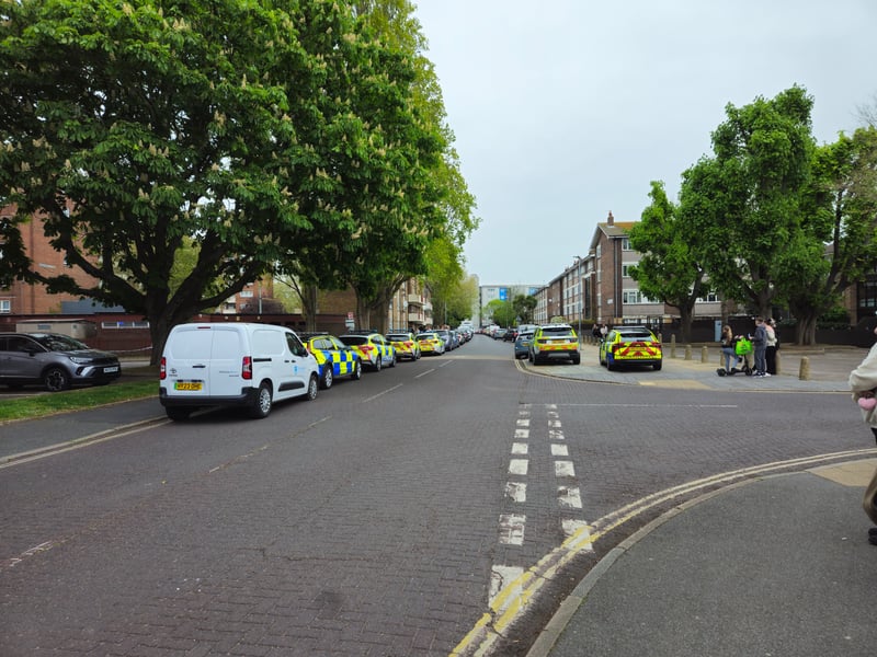 An air ambulance and police units have been scrambled to Pickwick House in Wingfield Street, Buckland, this evening.