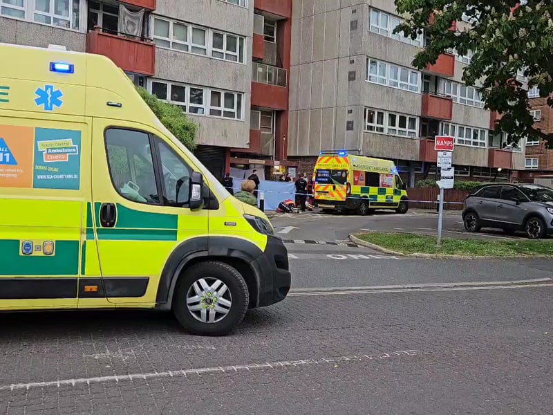 An air ambulance and police units have been scrambled to Pickwick House in Wingfield Street, Buckland, this evening.