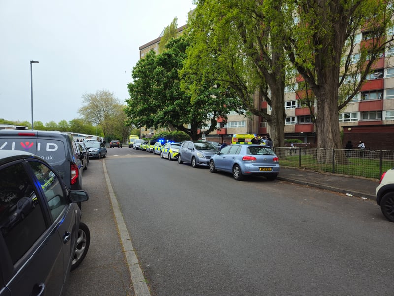 An air ambulance and police units have been scrambled to Pickwick House in Wingfield Street, Buckland, this evening.