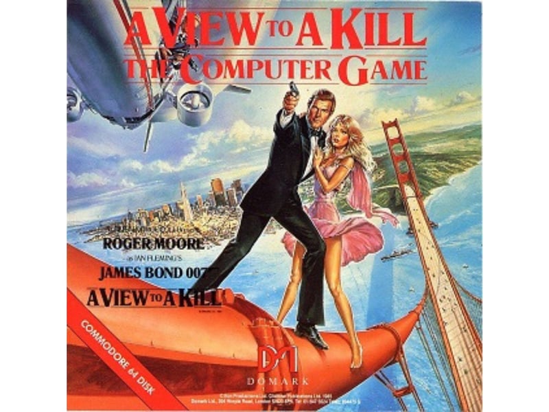 The next 8-bit outing for Bond was 1985's 'A View to a Kill: The Computer Game', available on the ZX Spectrum, Amstrad CPC, Commodore 64, MSX, and Oric. Split into three levels based on the plot of the film, players has to speed through Paris in a commandeered taxi, escape from a blaze in San Francisco City Hall and collect code numbers to stop a bomb from exploding. Another lesser-known text-based game based on the same film was released for MS-DOS, Macintosh, and Apple II was released in the same year.
