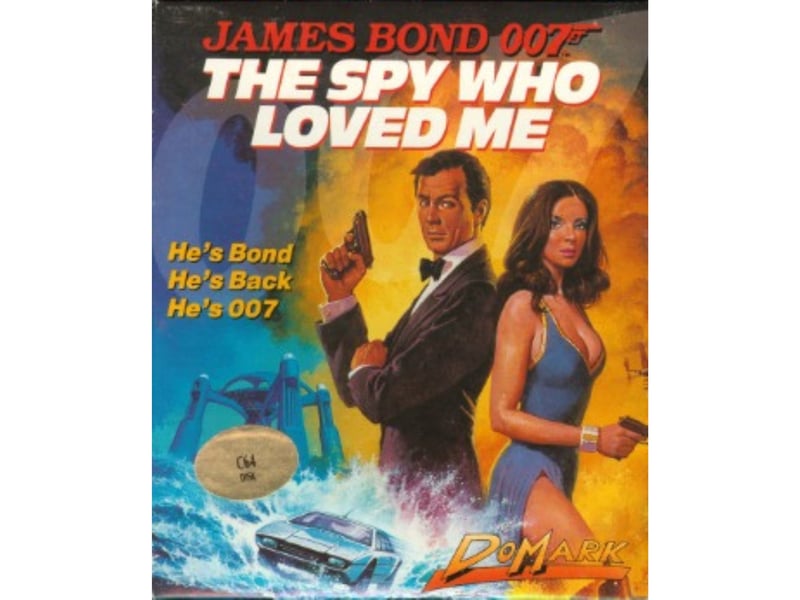 Based on the Roger Moore (although, you'd never know it by the drawing on the cover) film, 'James Bond: The Spy Who Loved Me, was released for the Amiga, Atari ST, Amstrad CPC, Commodore 64, DOS computers, and ZX Spectrum in 1990. It's a top-down shooter which sees the player pilot Bond's submarine car Wet Nellie.