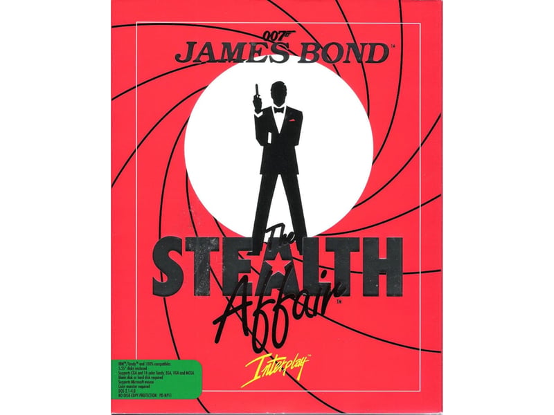 Only tied in with the Bond franchaise in the USA, in Europe 'James Bond 007: The Stealth Affair' was simply released as 'The Stealth Affair'. It's mainly a point-and-click adventure where you play and MI6 agent and doesn't follow the plot of any Bond film or book.