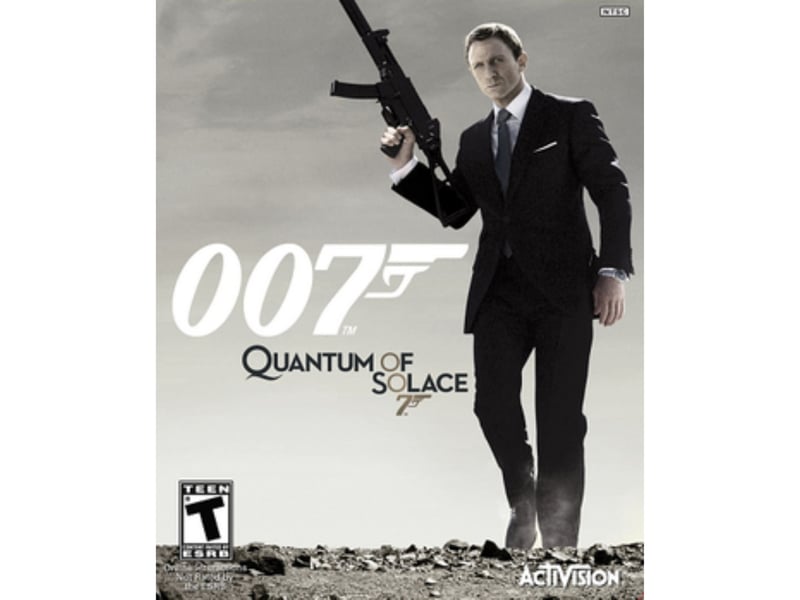 Daniel Craig's computer game Bond debut came with '007: Quantum of Solace' which is actually based on two of his films - both 'Casino Royale' and 'Quantum of Solace'. Released on PlayStation 3, Xbox 360, Microsoft Windows and Nintendo Wii - with different versions on Playstation 2 and Nintendo DS. It's a combination of first-person and third-person shooter which features the voices of the majority of the cast.