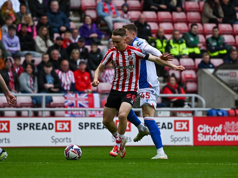 Sunderland have been hopeful that Aji Alese might be able to make the bench but Jones could keep his place after a good campaign.