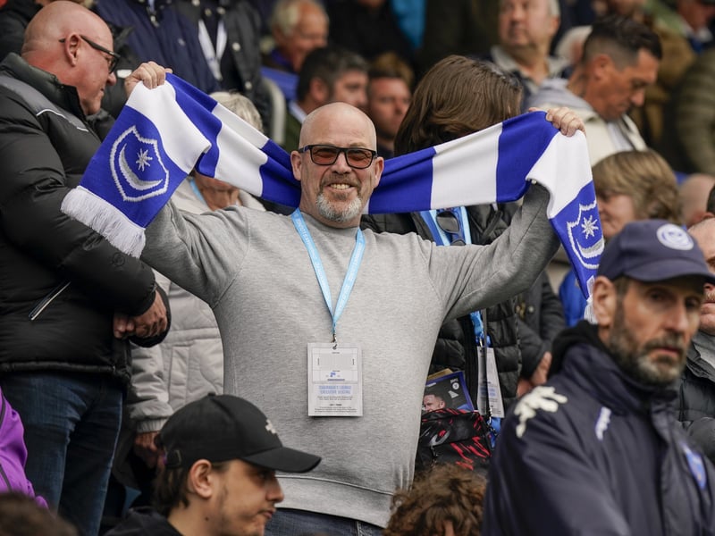Partying Pompey fans played their part as they roared their side to Championship survival against Watford.