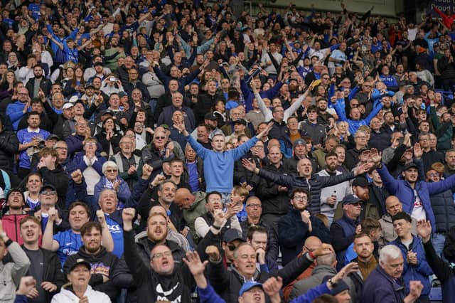 Partying Pompey fans played their part as they roared their side to Championship survival against Watford.