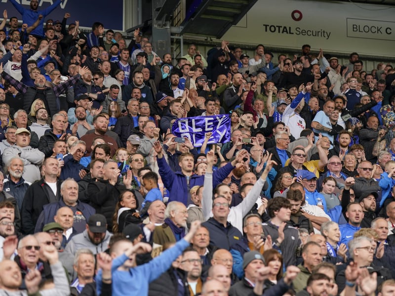 Partying Pompey fans played their part as they roared their side to Championship survival against Watford.
