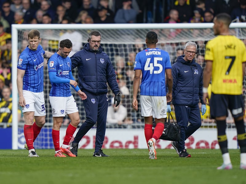The right-back picked-up a season-ending hamstring injury against Watford on Good Monday and won’t feature this afternoon.