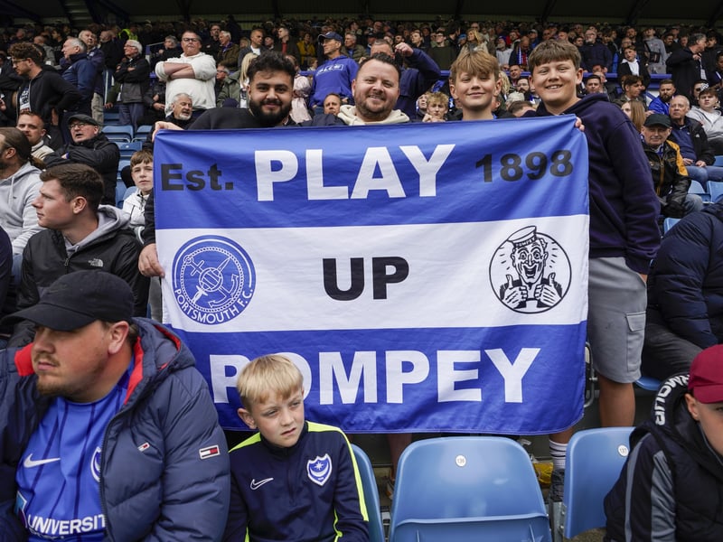 Partying Pompey fans played their part as they roared their side to Championship survival against Watford.