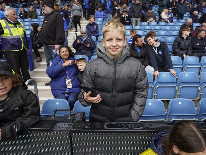 Partying Pompey fans played their part as they roared their side to Championship survival against Watford.