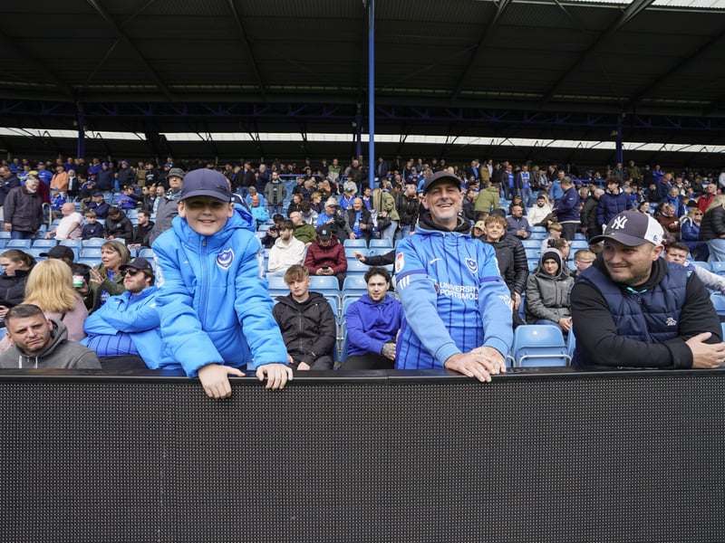 Partying Pompey fans played their part as they roared their side to Championship survival against Watford.