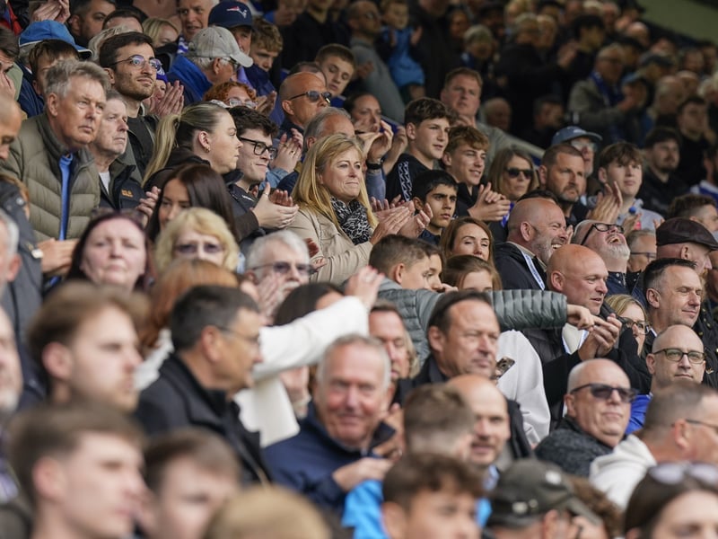 Partying Pompey fans played their part as they roared their side to Championship survival against Watford.