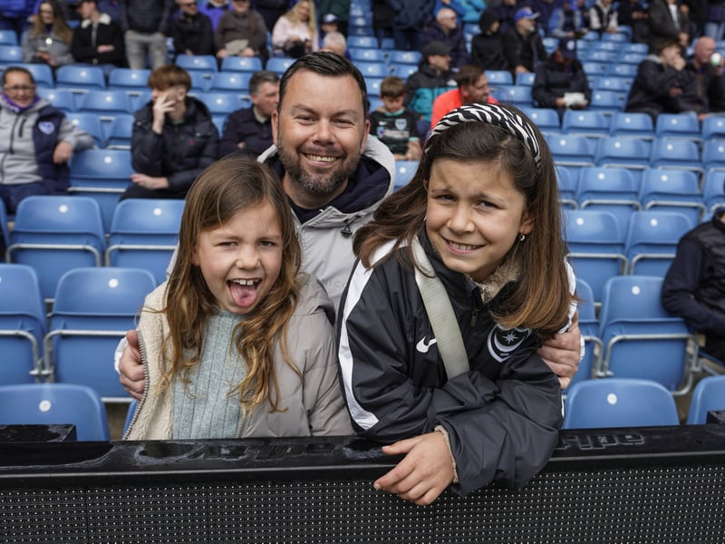 Partying Pompey fans played their part as they roared their side to Championship survival against Watford.