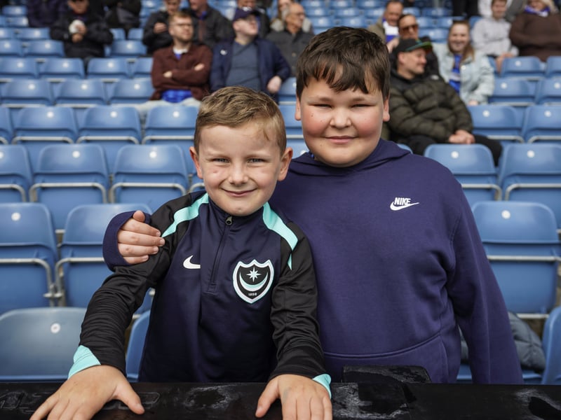 Partying Pompey fans played their part as they roared their side to Championship survival against Watford.