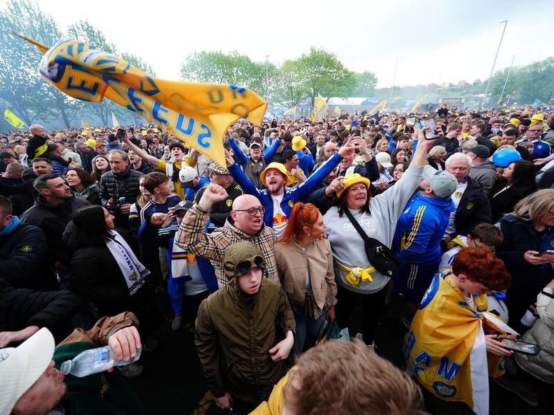 Leeds United and Burley were both automatically promoted today after the latter's 2-1 win against third-placed Sheffield United.