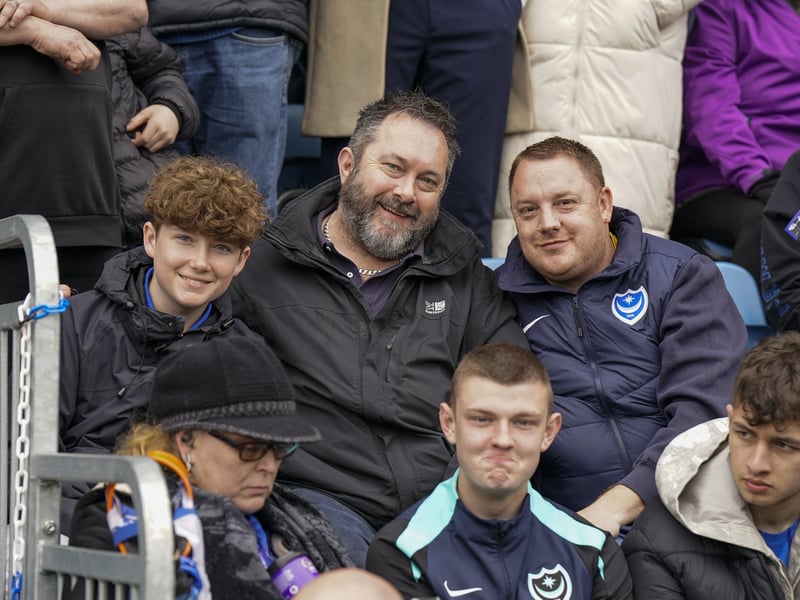 Partying Pompey fans played their part as they roared their side to Championship survival against Watford.
