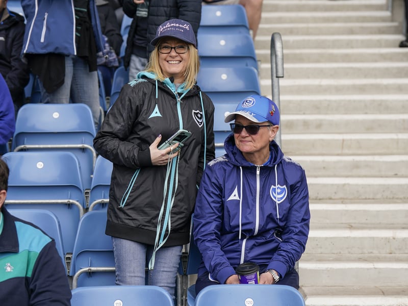 Partying Pompey fans played their part as they roared their side to Championship survival against Watford.