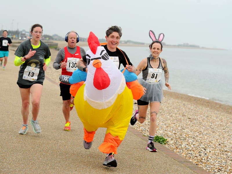 Taking part in fancy dress was optional! Picture: Sarah Standing (210425-4632)