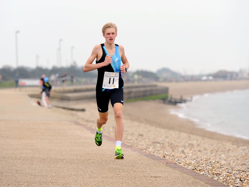A runner. Picture: Sarah Standing (210425-4525)