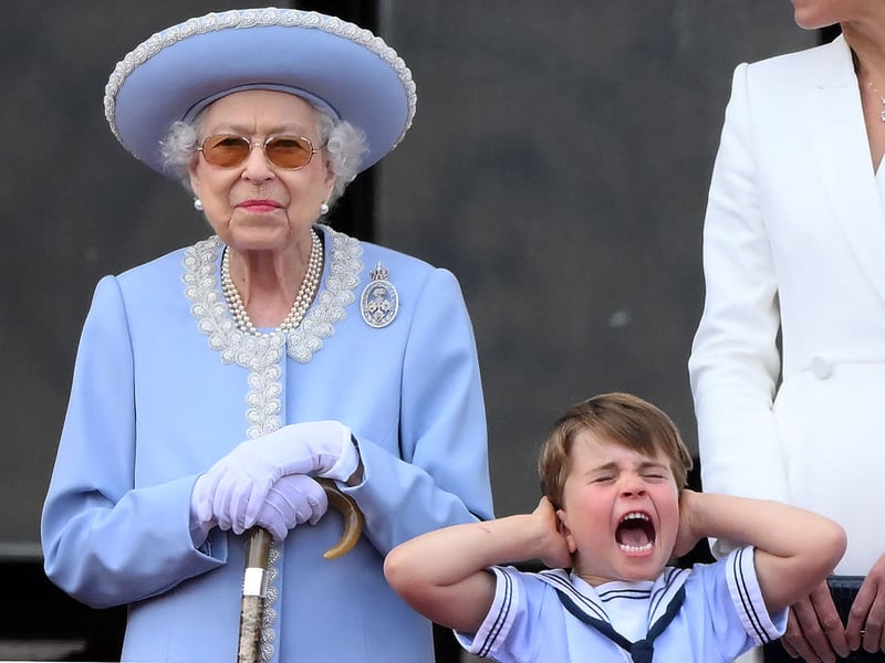 Who can forget this photo of Prince Louis with Queen Elizabeth II at her platinum jubilee celebrations in 2022?