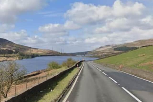 The A628 Woodhead Pass is reported to have been closed by a crash. Photo: Google