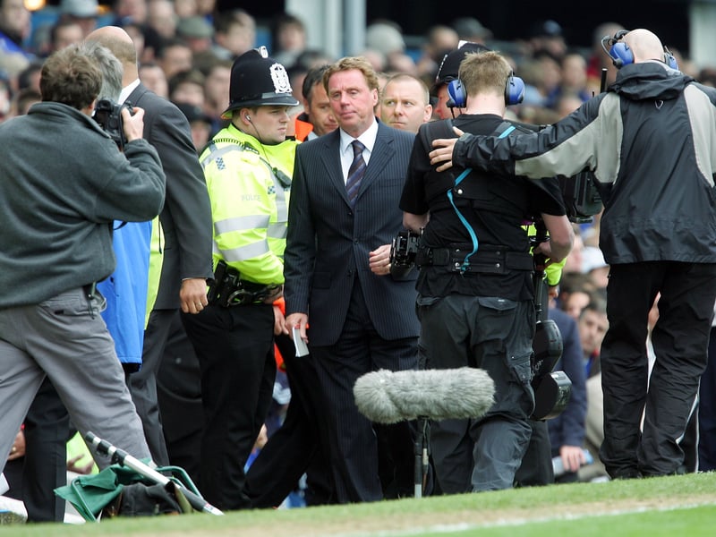 All eyes were on Redknapp as he made his first return to Fratton Park following his departure five-months prior.