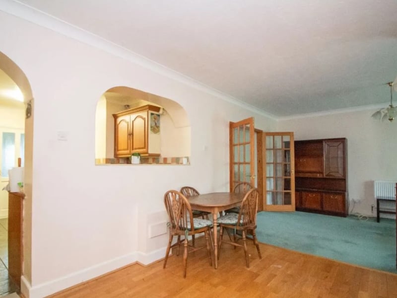 The listing says: "Accommodation boasting kitchen with breakfast area, dining area, lounge, ensuite shower, separate office, extensive off road parking."