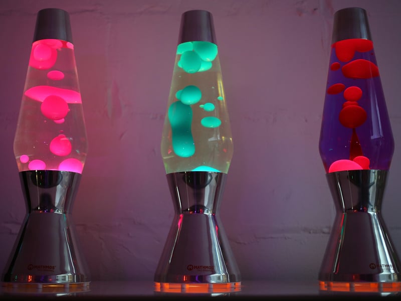 Lava lamps were invented in the 1960s but their popularity peaked in the 70s, when they illuminated bedrooms across the nation. The psychedelic style icon enjoyed a brief resurgence in the 1990s.