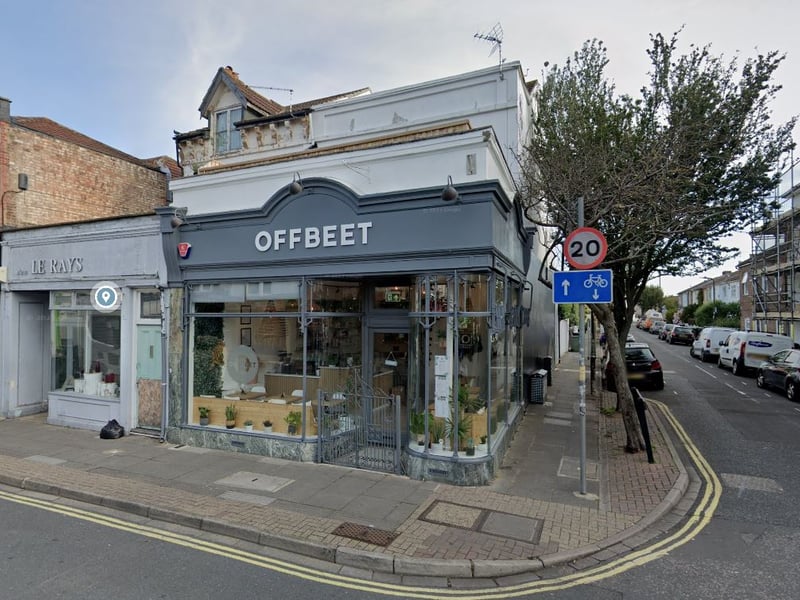 Offbeet in Albert Road offers wholesome innovative plant-based cuisine free from ultra-processed ingredients. It has a rating of 5.0 from 116 Tripadvisor reviews. 
offbeetfood.com