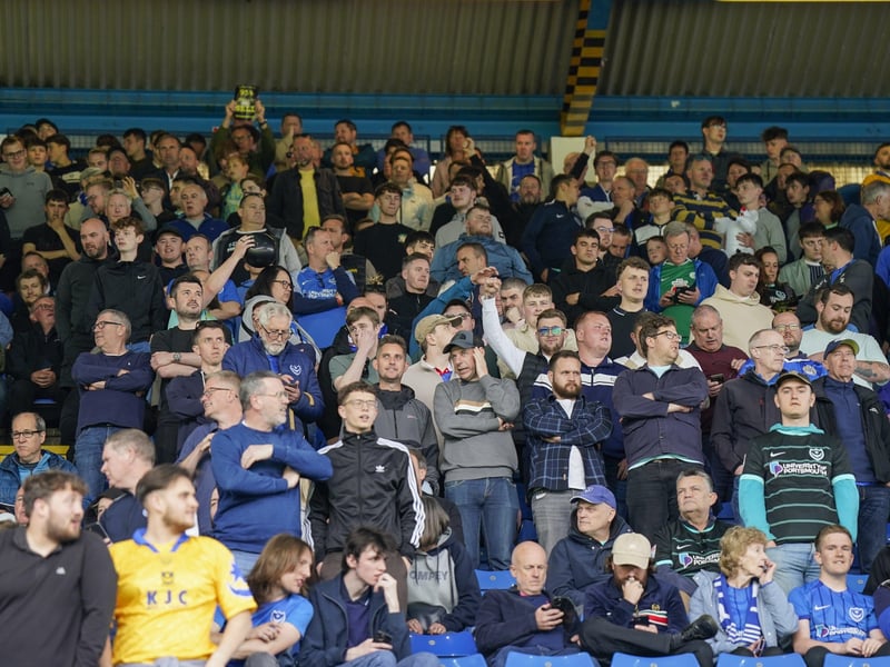 2,801 Pompey fans made the trip to Sheffield Wednesday