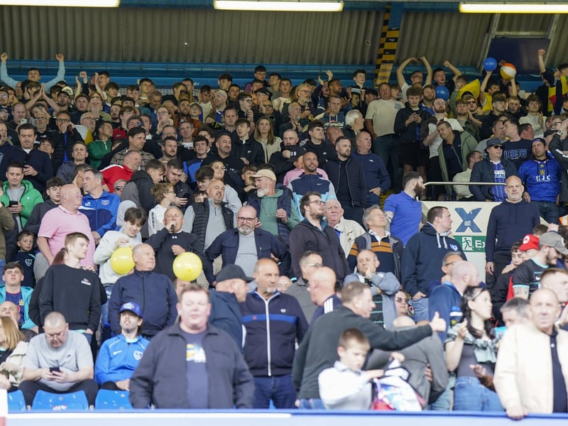 2,801 Pompey fans made the trip to Sheffield Wednesday