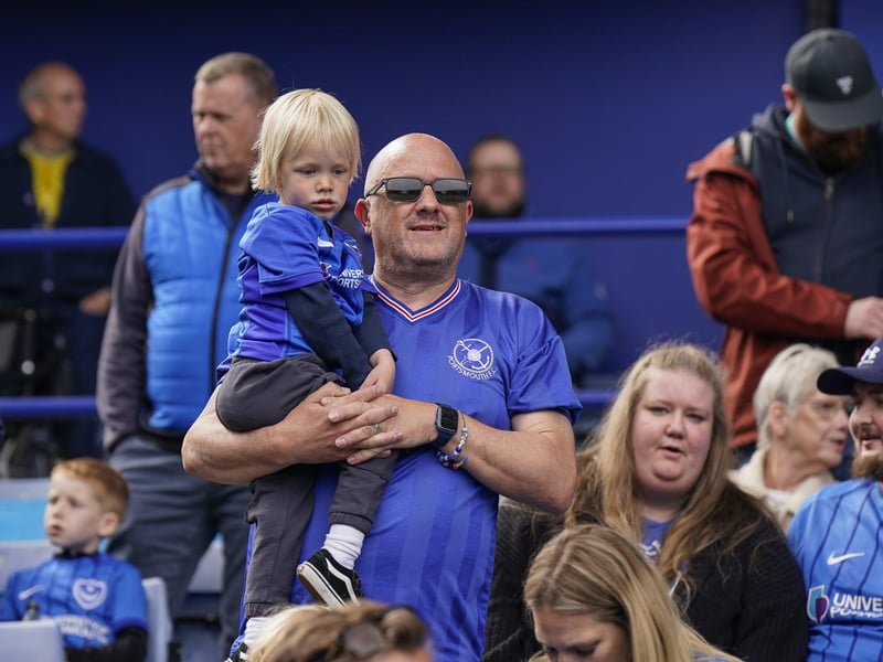 The latest generation of Pompey fans at Hillsborough.