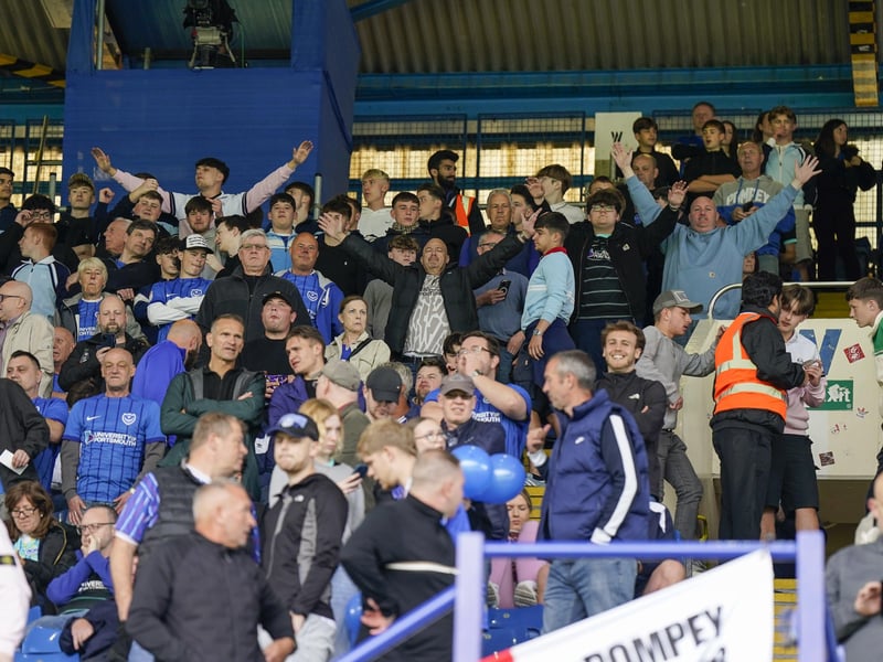 2,801 Pompey fans made the trip to Sheffield Wednesday