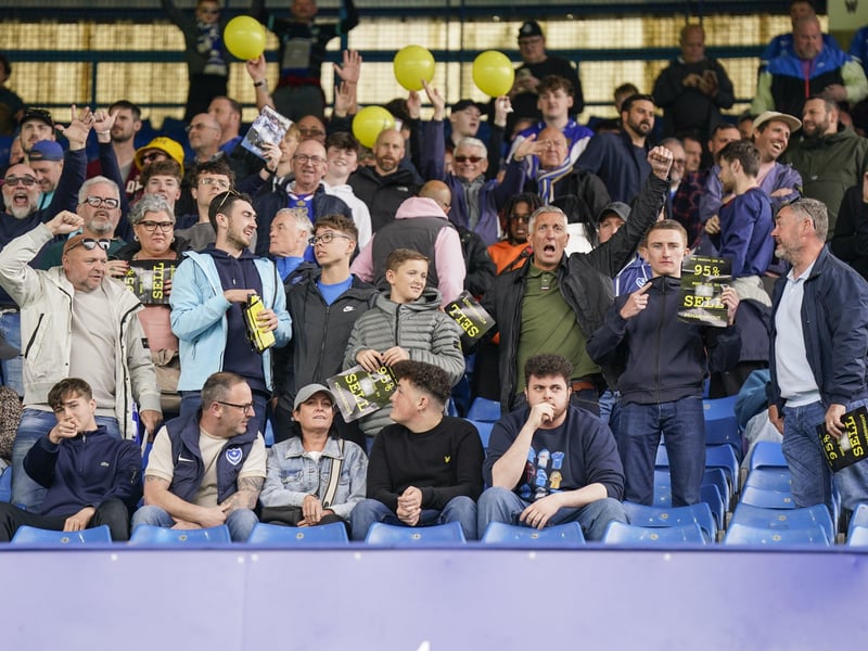 2,801 Pompey fans made the trip to Sheffield Wednesday