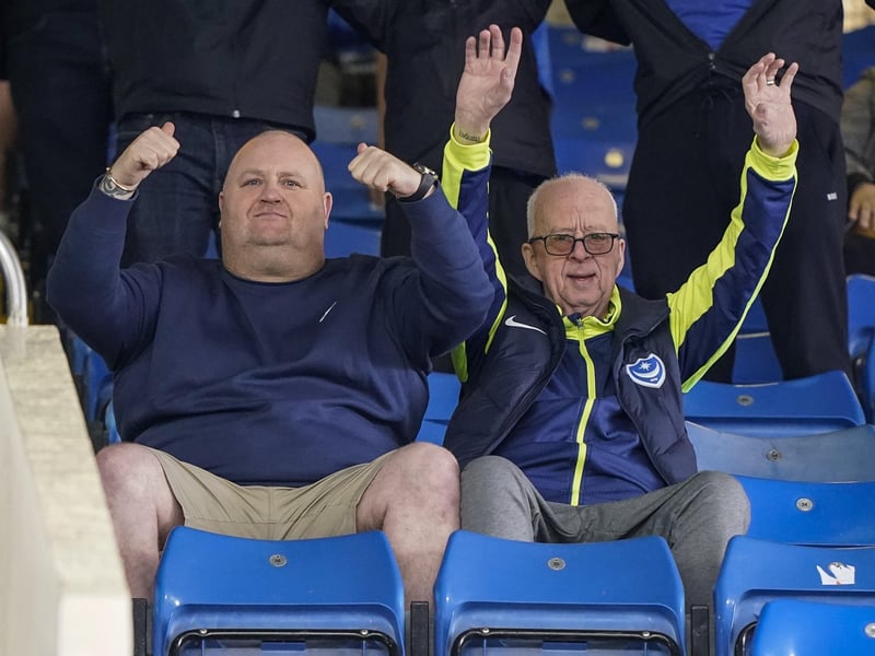Fans were in good spirits for the Blues' final away game of the season knowing Championship safety was in the bag