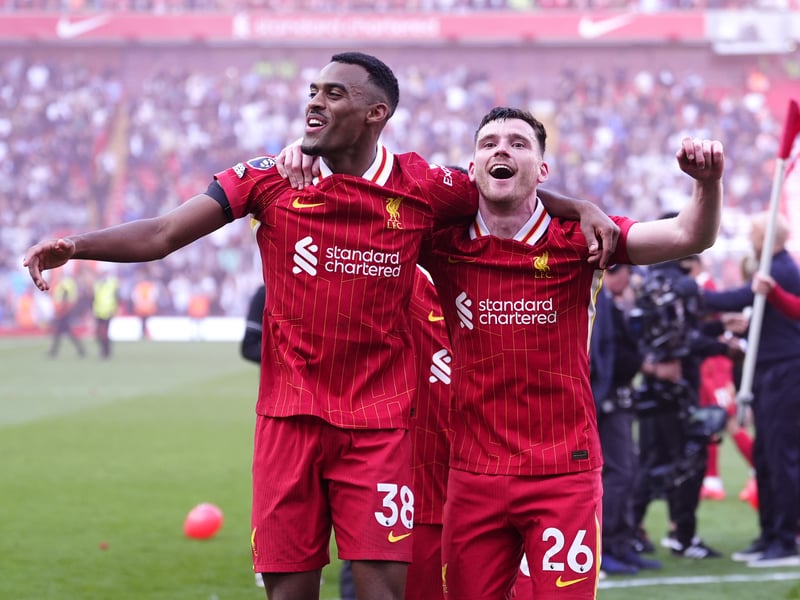 The most successful Scottish player in the English Premier League's modern era, Robertson added a second title to his impressive haul at Anfield. He has won twice, both in 2019/20 and 2024/25.