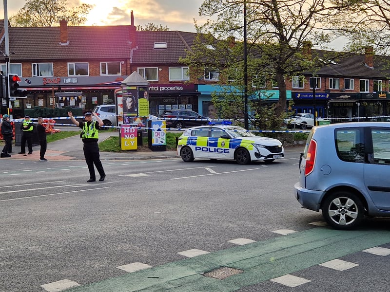 Officers attended and located three people who had suffered injuries.