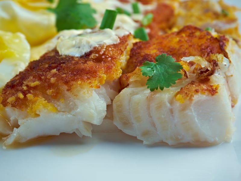 Finnan haddie is haddock which has been cured with the smoke of green wood or peat, which are said to have originated in the north-east of Scotland.
