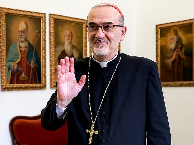 Cardinal Pierbattista Pizzaballa is currently Latin Patriarch of Jerusalem. The Italian has previosuly served as Custos of the Holy Land and as Apostolic Administrator of the Latin Patriarchate. He was made a cardinal by Pope Francis in 2023.
