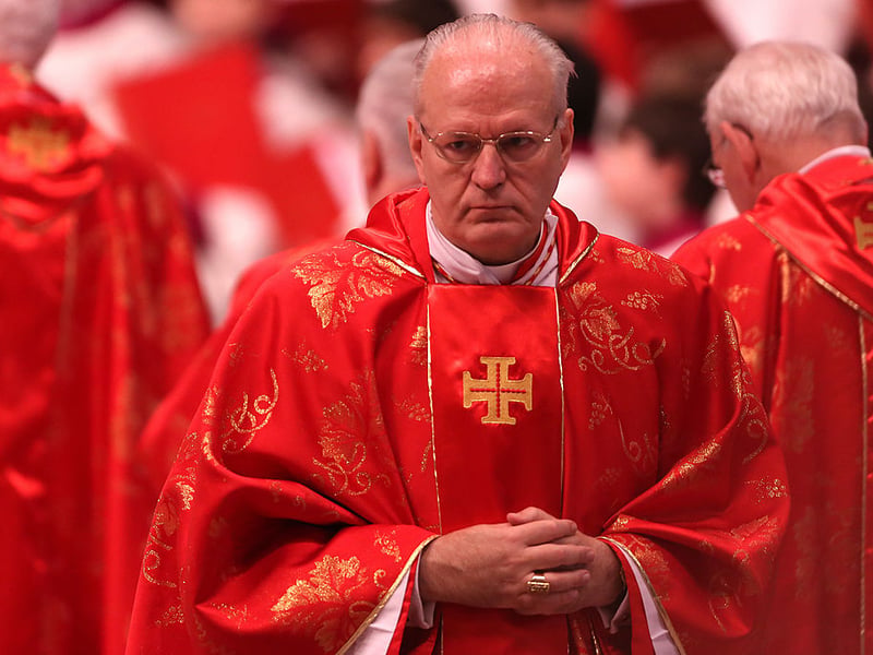 Hungarian cardinal Péter Erdő has been Archbishop of Esztergom-Budapest and Primate of Hungary since 2003. One of the leading conservative candidates to be next Pope, he's previously served as president of the Council of the Bishops' Conferences of Europe.