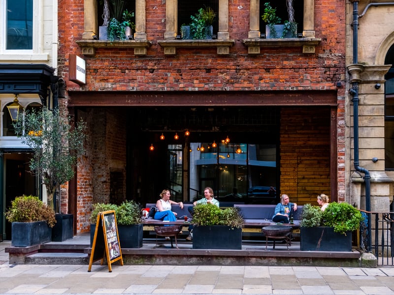 Elevated plant-filled terrace, gin-heavy menu, brunch + local beers.