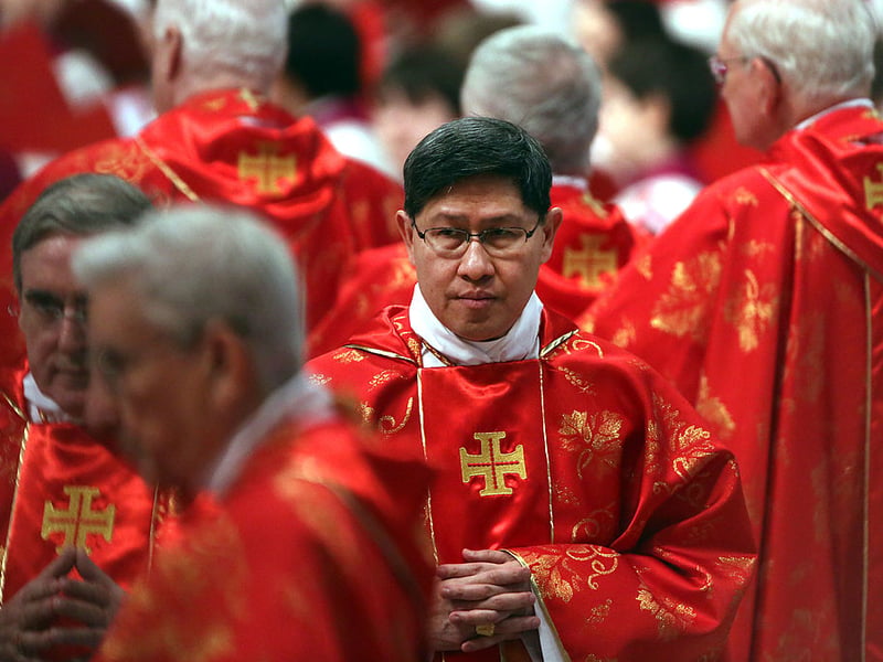 Former Archbishop of Manila Luis Antonio Tagle is currently serving as the Pro-Prefect for the Section of First Evangelization of the Dicastery for Evangelization and as the President of Interdicasterial Commission for Consecrated Religious. Known as the "Asian Francis" because his personal simplicity and emphasis are similar to Pope Francis', he would be the first Asian pontiff in modern times.