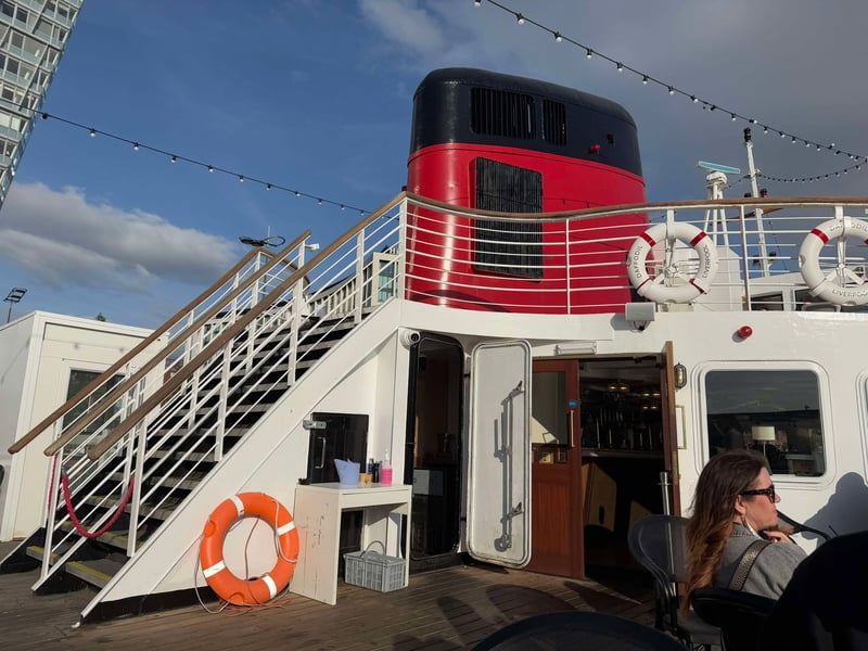 Located right on the waterfront, the Daffodil is an ideal spot to watch the parade. The former Mersey Ferry is expected to be very busy.