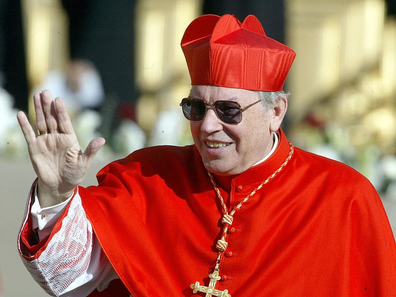 Italian Cardinal Giovanni Battista Re is currently the Dean of the College of Cardinals and chaired the 2013 papal conclave that elected Pope Francis.
