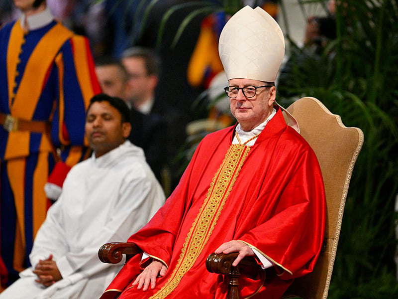 Italian Cardinal Claudio Gugerotti is prefect of the Dicastery for the Eastern Churches. He previously worked in the diplomatic service of the Holy See, including serving as nuncio to Great Britain from 2020 to 2022. Pope Francis made him a cardinal in 2023.
