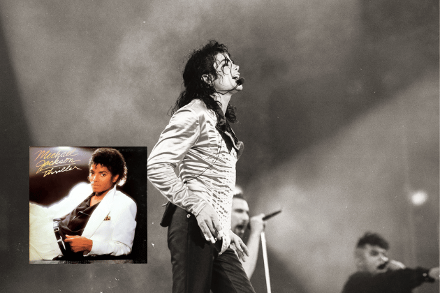 Relive the magic of the best-selling album of all time with this Pitman Pressing, gatefold edition of Michael Jackson's Thriller. This 1982 stereo LP is a cultural phenomenon and a highly desired vinyl for its iconic tracks and historical significance, with nearly 14,600 people still searching.