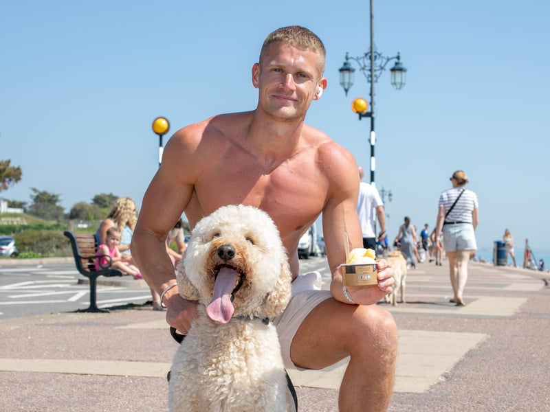 Pictured: Ben Morris with his dog Cooper

Picture: Habibur Rahman