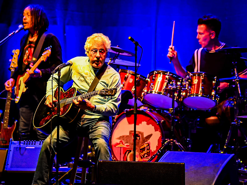Roger Daltrey rolled back the years, playing for more than an hour-and-a-half.
